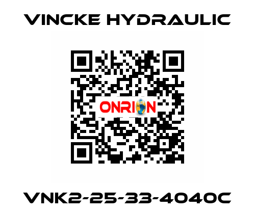 VNK2-25-33-4040C VINCKE HYDRAULIC
