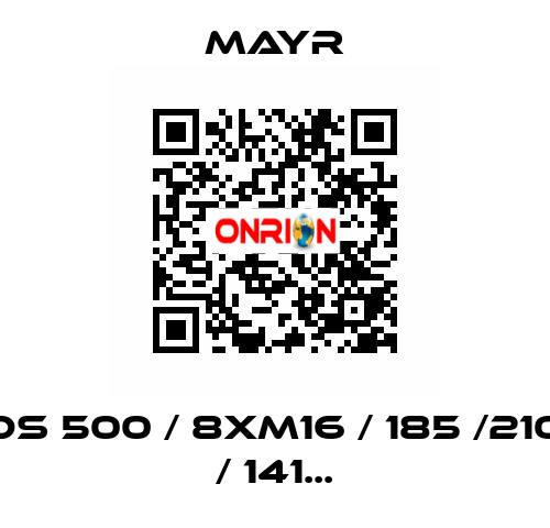 DS 500 / 8xM16 / 185 /210 / 141... Mayr