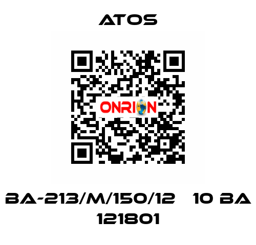 BA-213/M/150/12   10 BA 121801 Atos