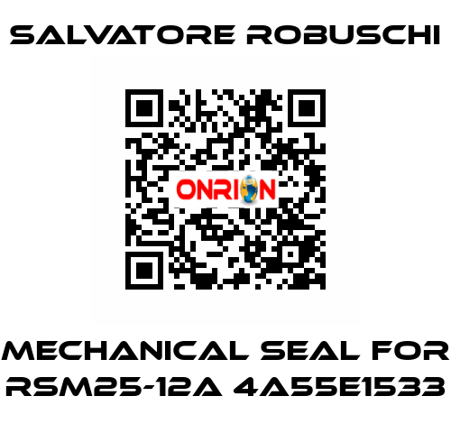 mechanical seal for RSM25-12A 4A55E1533 SALVATORE ROBUSCHI