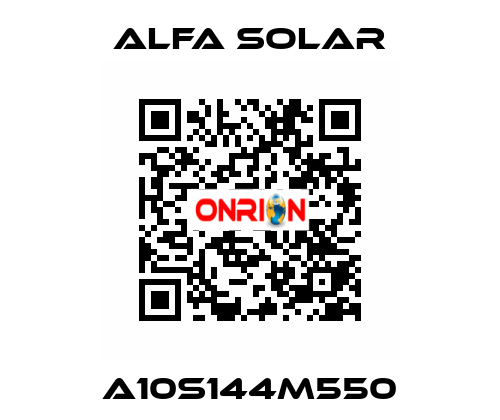 A10S144M550 ALFA SOLAR