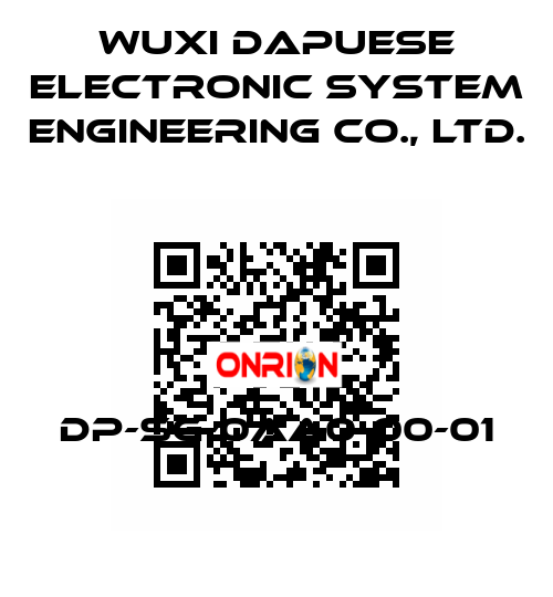 DP-SG-0AA0-00-01 Wuxi Dapuese Electronic System Engineering Co., Ltd.