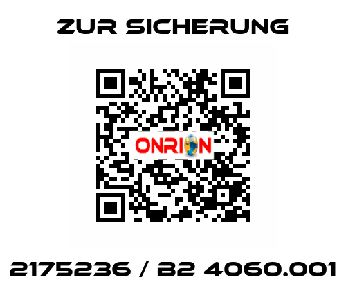 2175236 / B2 4060.001 ZUR SICHERUNG