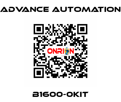 B1600-0KIT Advance Automation