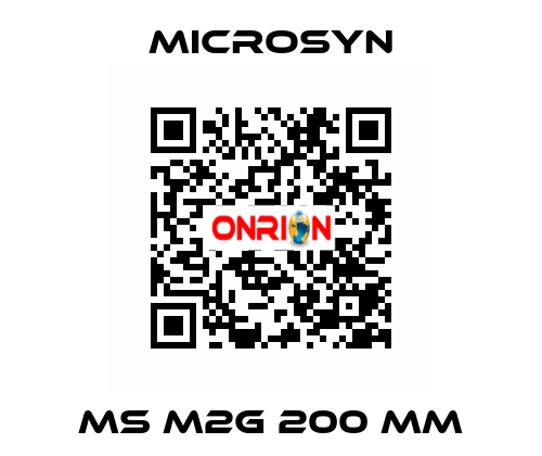 MS M2G 200 mm Microsyn