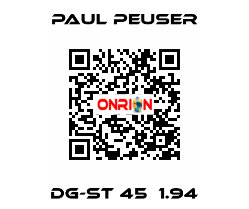 DG-ST 45，1.94 PAUL PEUSER