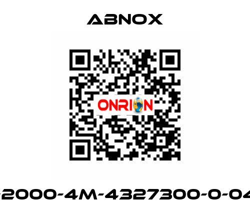 AX-2000-4M-4327300-0-040P ABNOX