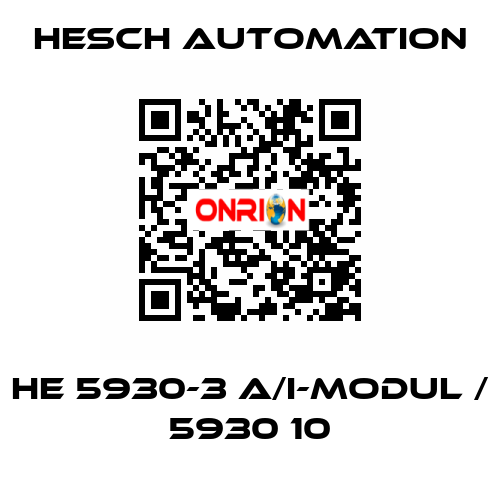 HE 5930-3 A/I-Modul / 5930 10 Hesch Automation