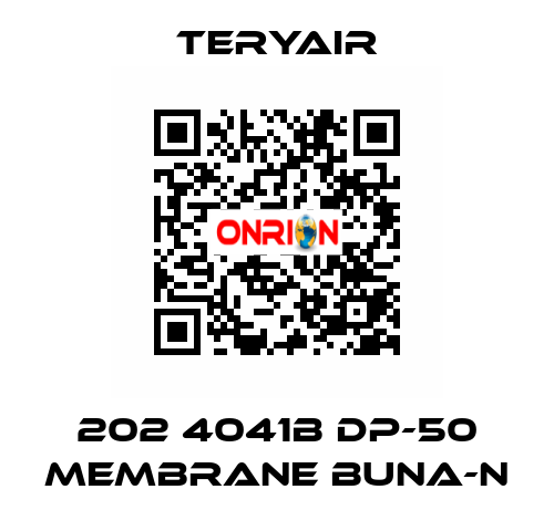 202 4041B DP-50 Membrane Buna-N TERYAIR