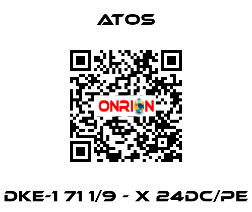 DKE-1 71 1/9 - X 24DC/PE Atos