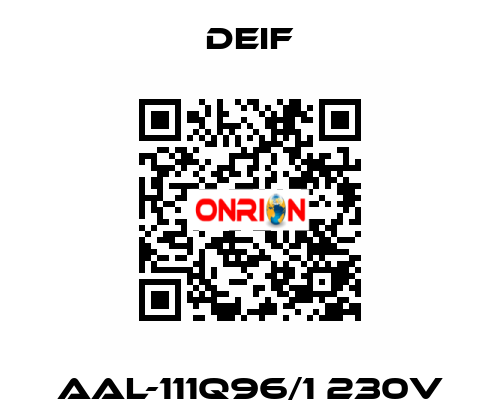 AAL-111Q96/1 230V Deif