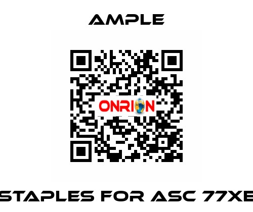 staples for ASC 77XE Ample