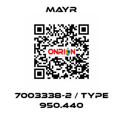 7003338-2 / Type 950.440 Mayr