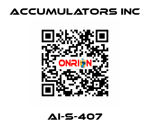 AI-S-407 ACCUMULATORS INC
