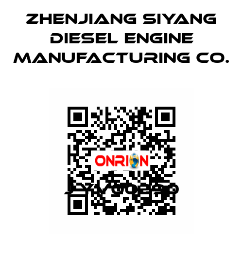 J-YV00290 Zhenjiang Siyang Diesel Engine Manufacturing Co.