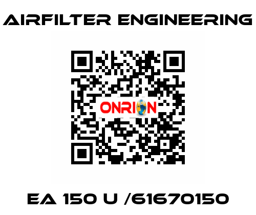 EA 150 U /61670150 Airfilter Engineering