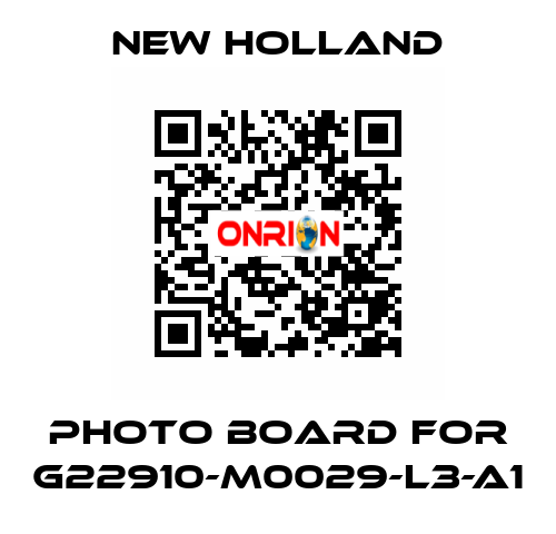 Photo Board for G22910-M0029-L3-A1 New Holland