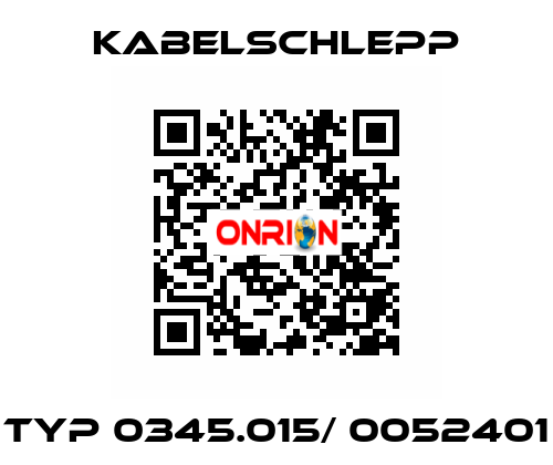 Typ 0345.015/ 0052401 KabelSchlepp