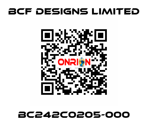 BC242C0205-000 BCF Designs Limited