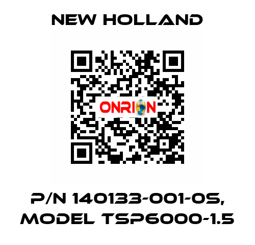 p/n 140133-001-0S, model TSP6000-1.5 New Holland