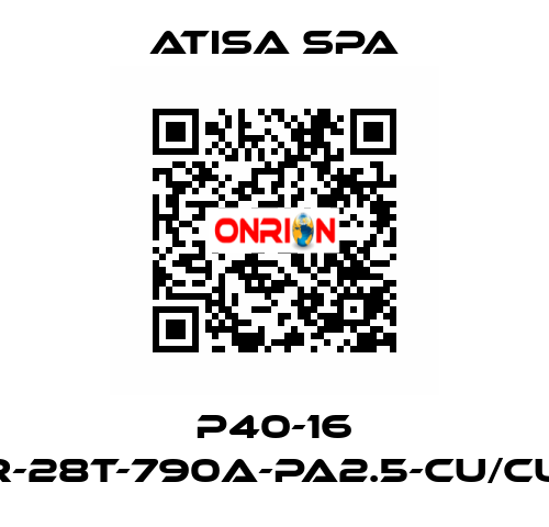 P40-16 AR-10R-28T-790A-Pa2.5-CU/CU-Nc23 ATISA Spa