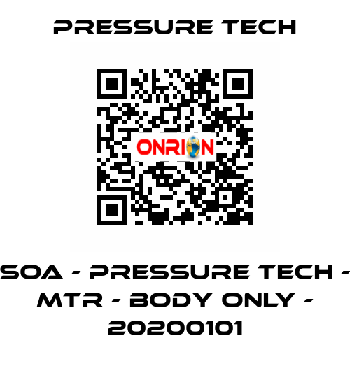 SOA - Pressure Tech - MTR - Body Only - 20200101 Pressure Tech