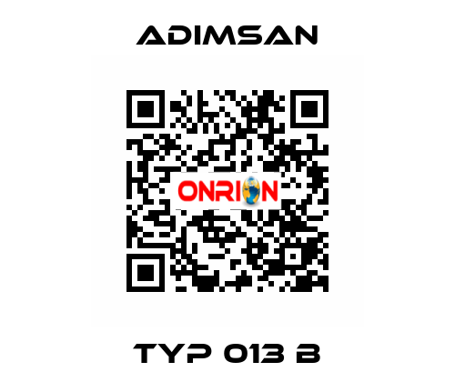 TYP 013 B ADIMSAN
