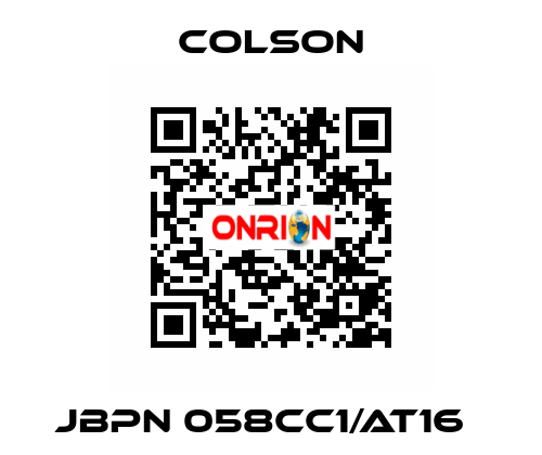 JBPN 058CC1/AT16   Colson