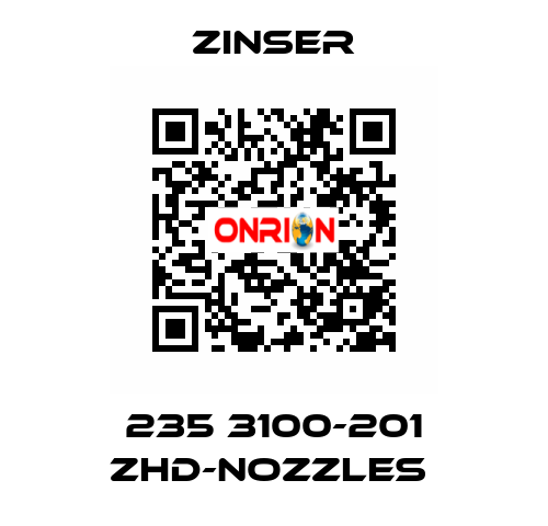 235 3100-201 ZHD-nozzles  Zinser