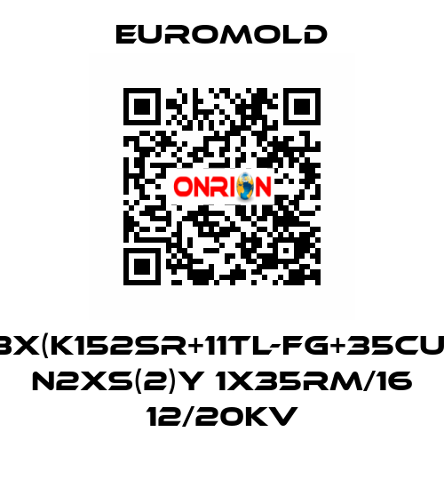 3X(K152SR+11TL-FG+35CU) N2XS(2)Y 1X35RM/16 12/20kV EUROMOLD