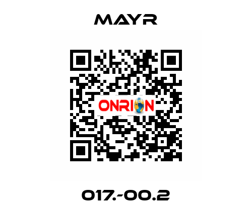 017.-00.2 Mayr