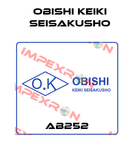 AB252 Obishi Keiki Seisakusho