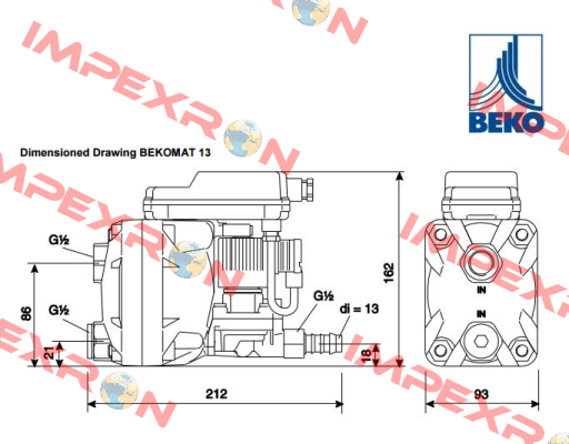 2000021 KA 13A 10A0  Beko