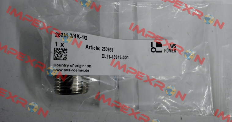 PN: 250963 / 253M-3/4K-1/2 RÖMER