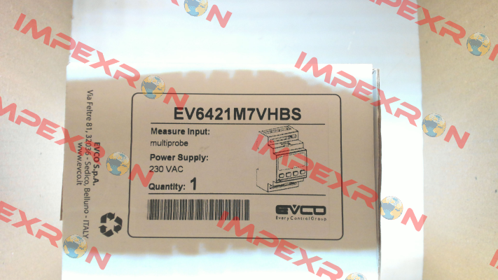 378158 / EV6421M7VHBS EVCO - Every Control