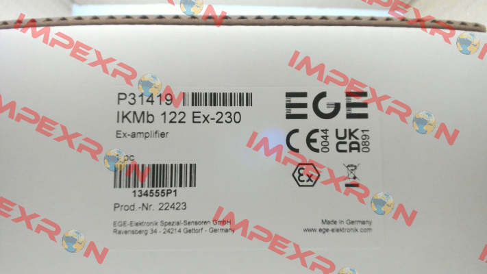 p/n: P31419, Type: IKMb 122 Ex-230 Ege