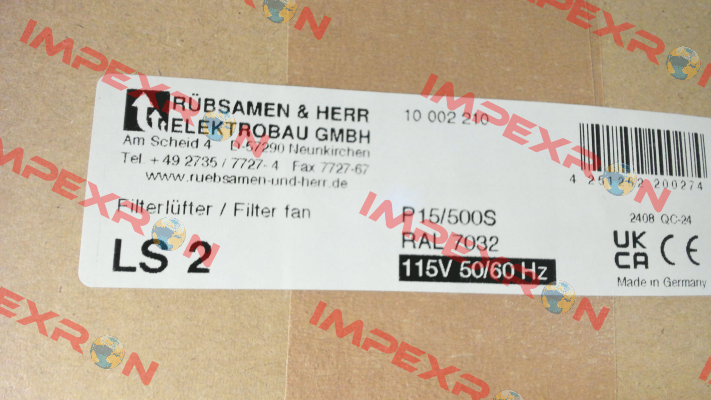 LS 2  115V Rübsamen & Herr