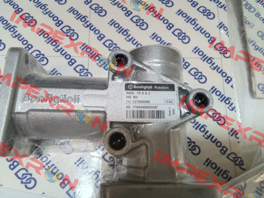 P/N: 127050060, Type: RAN 15 S A 2 HS B3 Bonfiglioli