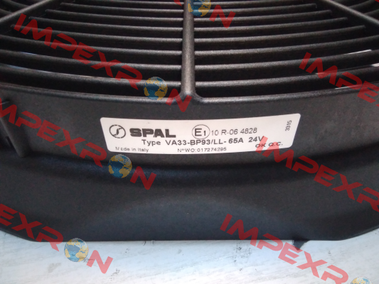 Type: VA33-BP93/LL-65A SPAL