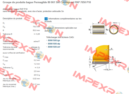 80061500 Permaglide