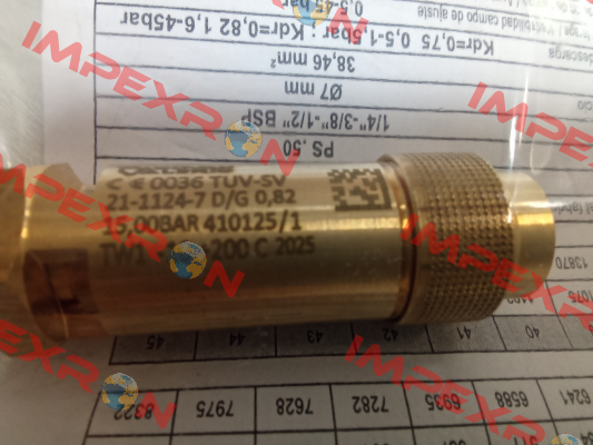 VSPV1/4 ( 1/4" p.t. 15 bar) PADOVAN VALERIO