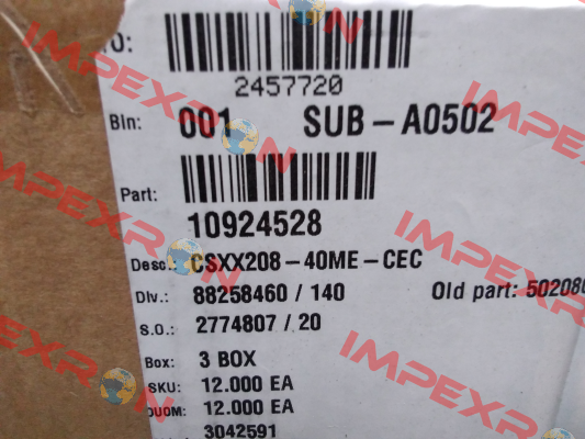 50208CSBR System Plast