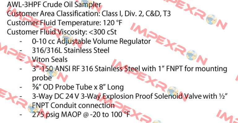 AWL-3HPF  Welker