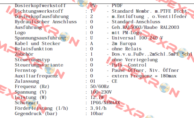BT4B / BT4B1604PPB2000UA110000 ProMinent