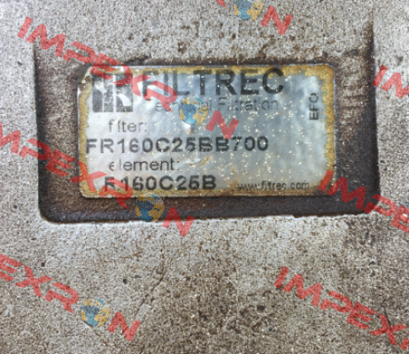 FR160C25BB700 not available  Filtrec