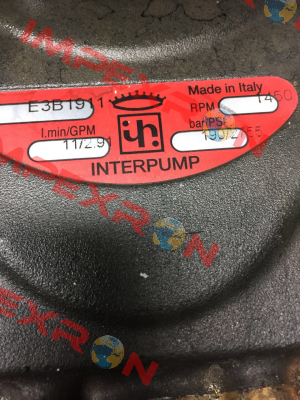 Type E3B1911 Interpump
