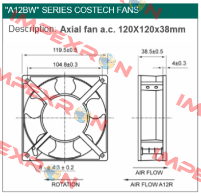 A12-B23-STS-W00  Costech