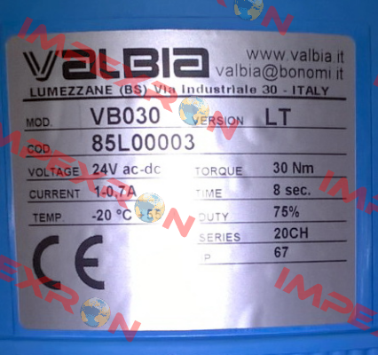 85L00003 / VB3024 Valbia