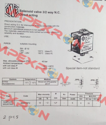 OD 4628Y0V12 220VAC Ode