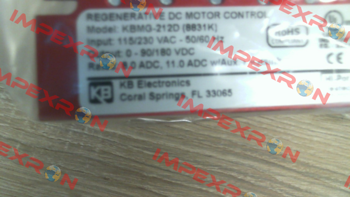 KBMG-212D (8831) KB Electronics